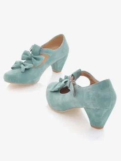 Sweet Lolita Footwear Bows Prism Heel Lolita Pumps