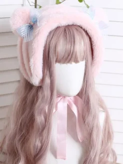 Sweet Lolita Hat Bows Accessory White Lolita Accessories