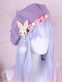 Sweet Lolita Hat Pink BowknotBow Polyester Lolita Accessories Headwear