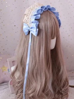Sweet Lolita Headdress Lace Bow Lolita Headband