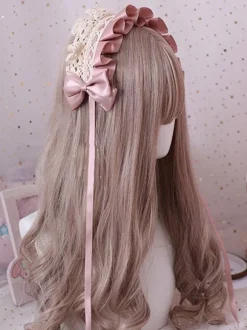 Sweet Lolita Headdress Lace Bow Lolita Headband