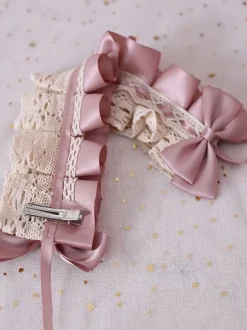 Sweet Lolita Headdress Lace Bow Lolita Headband