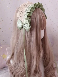 Sweet Lolita Headdress Lace Bow Lolita Headband