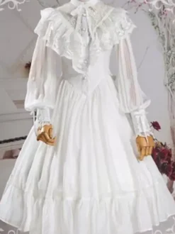 Sweet Lolita OP Dress Black Ruffles Lolita One Piece Dresses
