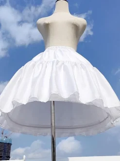 Sweet Lolita Petticoats Polyester White Lolita Skirt