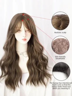 Sweet Lolita Wig Tousled Heat-resistant Fiber As Image Lolita Accessories