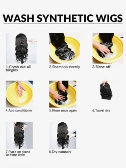 Sweet Lolita Wigs Brownish Black Long Heat-resistant Fiber Tousled Lolita Accessories