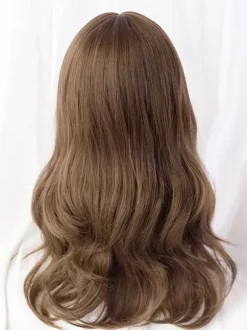 Sweet Lolita Wigs Deep Brown Long Heat-resistant Fiber Tousled Lolita Accessories