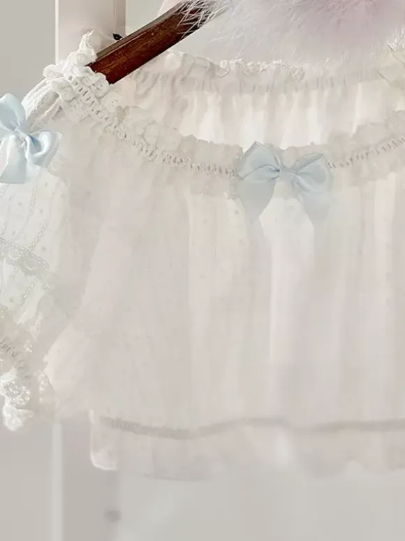 Sweet Beige Short Sleeves Polyester Top