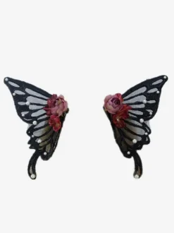 Sweet Lolita Accessories Black Rose Headwear Polyester Fiber Miscellaneous
