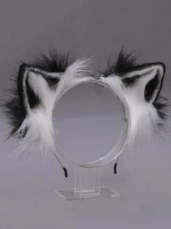 Sweet Lolita Accessories Black Fox Ears Daily Casual Lolita Accessory
