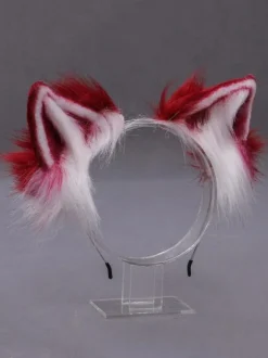 Sweet Lolita Accessories Black Fox Ears Daily Casual Lolita Accessory