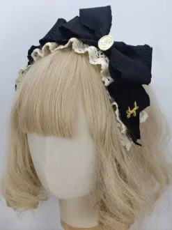 Sweet Lolita Accessories Cameo Pink Ruffles Bows Headwear Miscellaneous