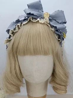 Sweet Lolita Accessories Cameo Pink Ruffles Bows Headwear Miscellaneous