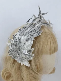 Sweet Lolita Accessories White Polyester Fiber Headwear Miscellaneous