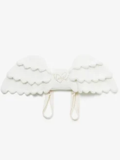 Sweet Lolita Bag Angel Wing White Embroidered Lolita Backpack