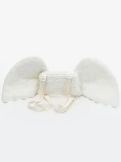 Sweet Lolita Bag Angel Wing White Embroidered Lolita Backpack