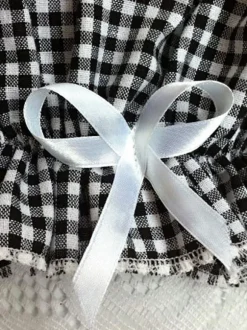 Sweet Lolita Bloomers Two-Toned Plaids Bows Cotton Lolita Shorts For Women