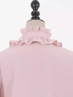 Sweet Lolita Blouses Ecru White Lolita Top Long Sleeves Ruffles Lolita Shirt