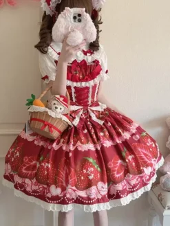 Sweet Lolita Blouses Lolita Top Pink Short Sleeves Ruffles Bows Color Block Lolita Shirt