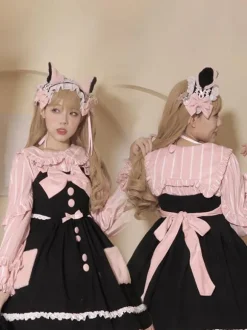 Sweet Lolita Blouses Ruffles Lolita Top Long Sleeves Blouse White Lolita Shirt