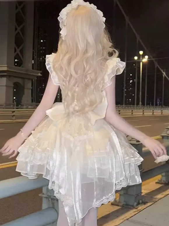 Sweet Lolita Dress Ballet JSK Polyester Sleeveless Sweet Hime Lolita Dress