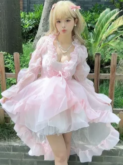 Sweet Lolita Dress OP Sleeveless Sweet Hime Lolita Dress