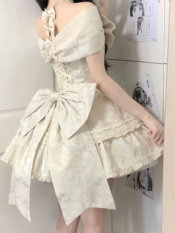 Sweet Lolita Dress Polyester Sleeveless Jumper Skirt Sweet Lolita Dress