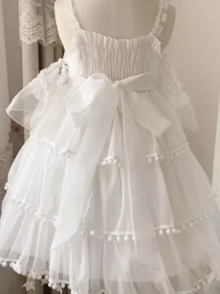 Sweet Lolita Dress Polyester Sleeveless Sweet Jumper Lolita Dress