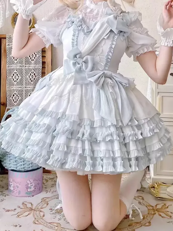 Sweet Lolita Dress Polyester Sleeveless Lolita Dress