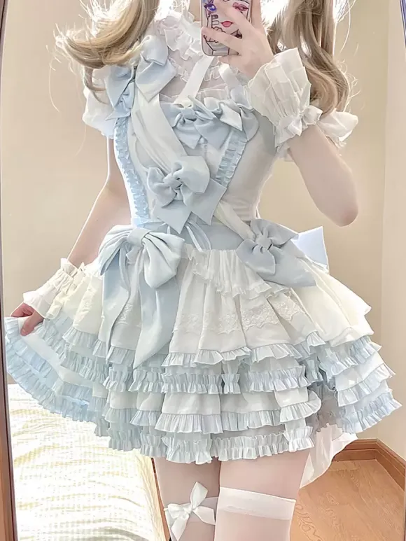 Sweet Lolita Dress Polyester Sleeveless Lolita Dress