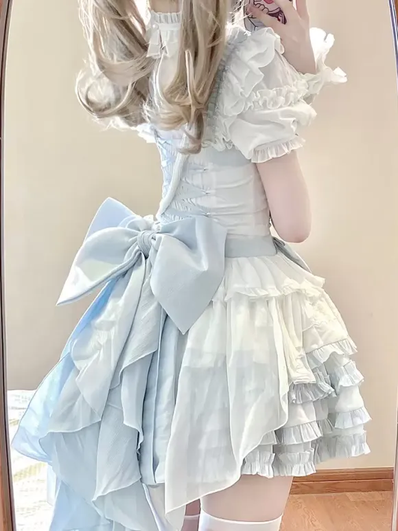Sweet Lolita Dress Polyester Sleeveless Lolita Dress