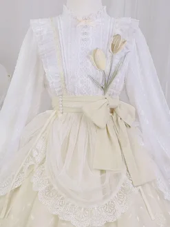 Sweet Lolita Dress Polyester Long Sleeves Dress Sweet Lolita Dress