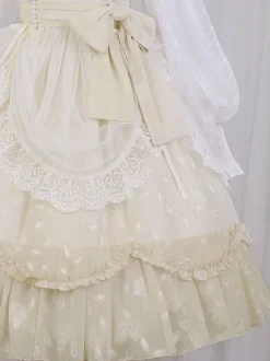 Sweet Lolita Dress Polyester Long Sleeves Dress Sweet Lolita Dress