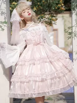 Sweet Lolita Dress Polyester Sleeveless Jumper Lolita Dress