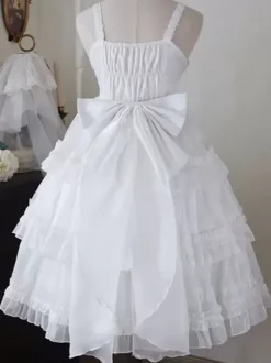 Sweet Lolita Dress Polyester Sleeveless Jumper Lolita Dress