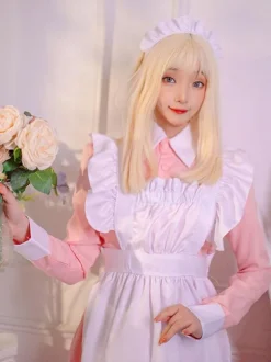 Sweet Lolita Dress Polyester Long Sleeves Ruffles Dress