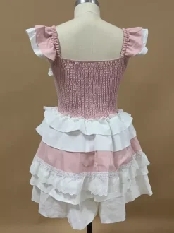 Sweet Lolita Dress Polyester Sleeveless Bowknot Sweet Jumper Lolita Jsk