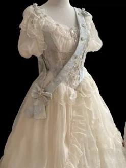 Sweet Lolita Dress Polyester long Sleeves Dress Lolita Wedding Dress