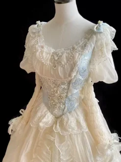 Sweet Lolita Dress Polyester long Sleeves Dress Lolita Wedding Dress