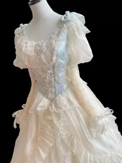 Sweet Lolita Dress Polyester long Sleeves Dress Lolita Wedding Dress