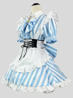 Sweet Lolita Dress Polyester Short Sleeves Dress