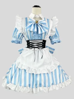 Sweet Lolita Dress Polyester Short Sleeves Dress