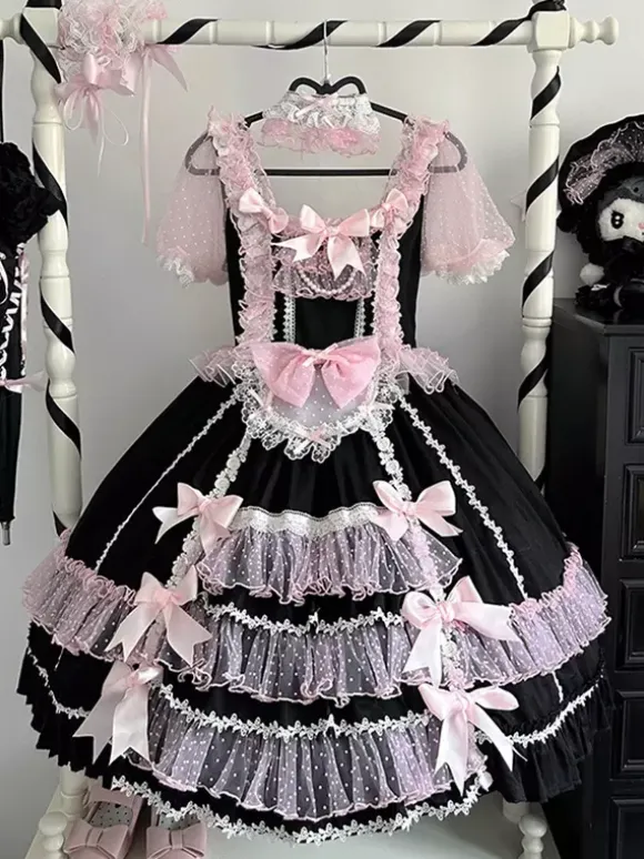 Sweet Lolita Dress Short Sleeves Sweet Dress Lolita Dress