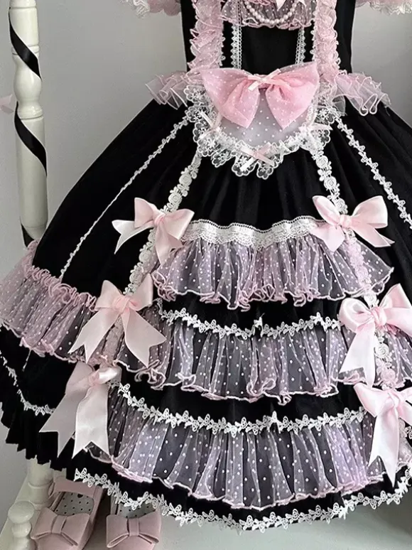 Sweet Lolita Dress Short Sleeves Sweet Dress Lolita Dress
