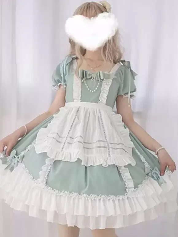 Sweet Lolita Dress Short Sleeves Sweet Lolita Dress