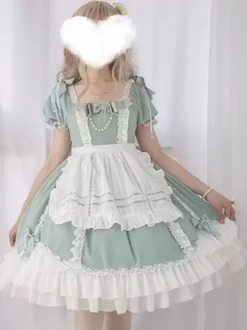 Sweet Lolita Dress Short Sleeves Sweet Lolita Dress