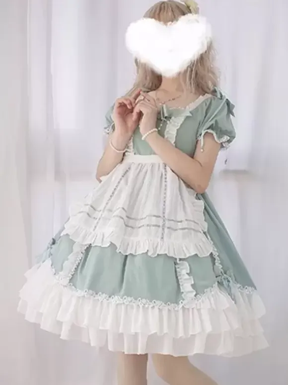 Sweet Lolita Dress Short Sleeves Sweet Lolita Dress