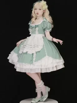 Sweet Lolita Dress Short Sleeves Sweet Lolita Dress