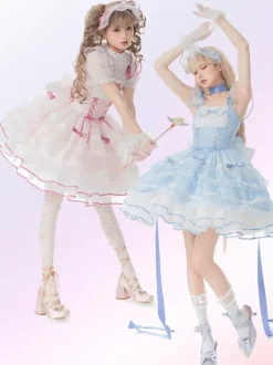 Sweet Lolita Dress Sleeveless Sweet Jumper Lolita Dress